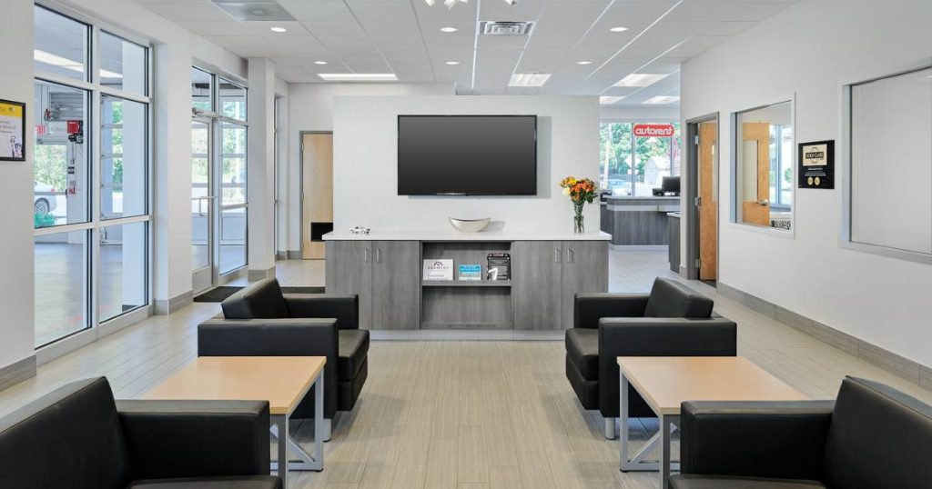 Fred Beans Car Star Customer Lounge After Renovation